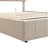 Wood Platformbed with Vertical All-in-One Cabinet and 4 Drawers on each side-264057969-261580541