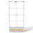 Modern Glass Display Cabinet With Large Drawers-1451932908