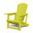 Adirondack Chair with Cup Holder All-Weather Reclining Chair for Patio Deck Backyard and Poolside-111067346