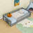 Twin Wood Floor Platform Bed-1111934565