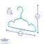 Harbour Housewares - Metallic Children's Coat Hangers-61891240