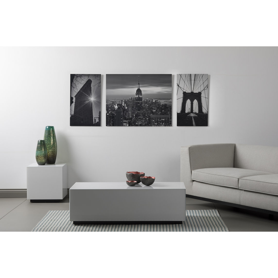 Mcmartin 2 - Piece Glass Top Living Room Table Set Orren Ellis Table Top 