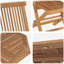 4 - Person Solid Wood Patio Dining Set Round Table