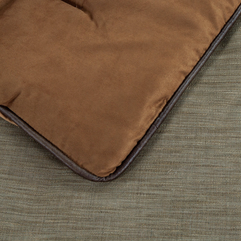 Highland Lodge Brown Cotton Reversible King Bedspread Set