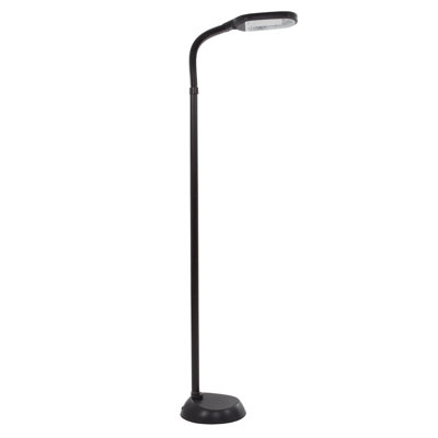 Sunlight 60" Task Floor Lamp - Full Spectrum Natural Sunlight Lamp with Bendable Neck