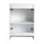 Meuble-lavabo simple autoportant 24 po avec lavabo et deux armoires de rangement 24 po
