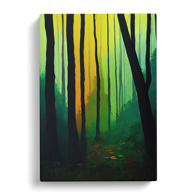 Deluxe Forest - Wrapped Canvas Print, 50cm H x 35cm W x 3cm D
