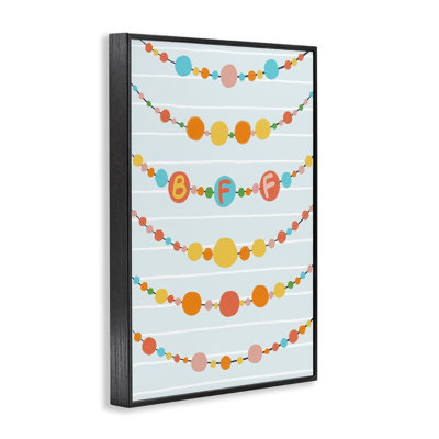 «Friendship Beads BFF», estampe numérique, conception de Connie Summers