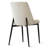 Beige Chenille Upholstered  Dining Chairs-1303485673