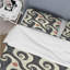 Ensemble de housse de couette rétro géométrique noir et blanc Art II - Mid-Century-109156652