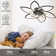 30.7In Ceiling Fan With Lights, Remote Control 3 Color Temperatures,6 Gear Wind Speed Fan Light