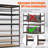 5-Tier Heavy Duty Garage Shelving, 2000LB Capacity Adjustable Storage Rack, Metal Utility Shelf-6310320