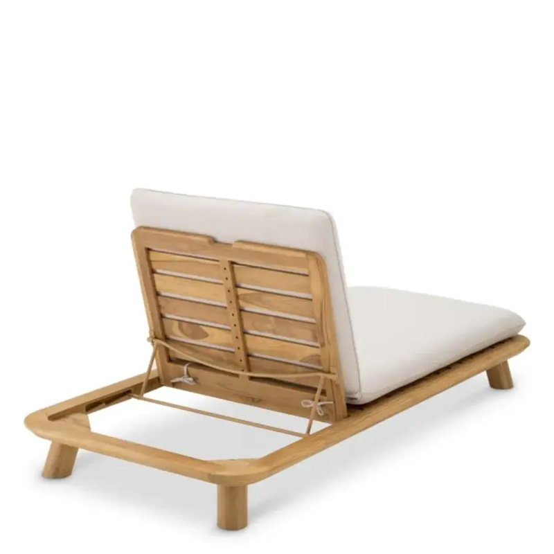 Weston Outdoor Teak Chaise Lounge
