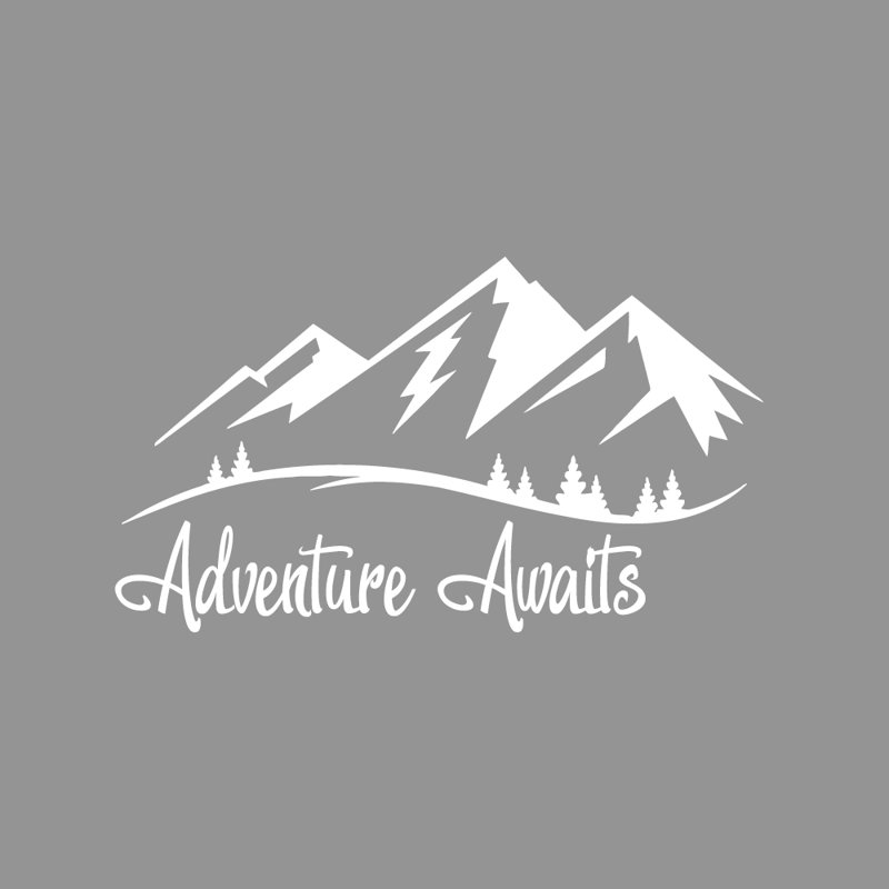 Adhésif décoratif aventure, Blanc