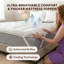 Microfibre Deep Fill 10cm Mattress Topper-1058628144