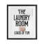 Laundry Room Fun, impression minimale encadrée sous verre, design par Kim Allen-1011697536-1011697542