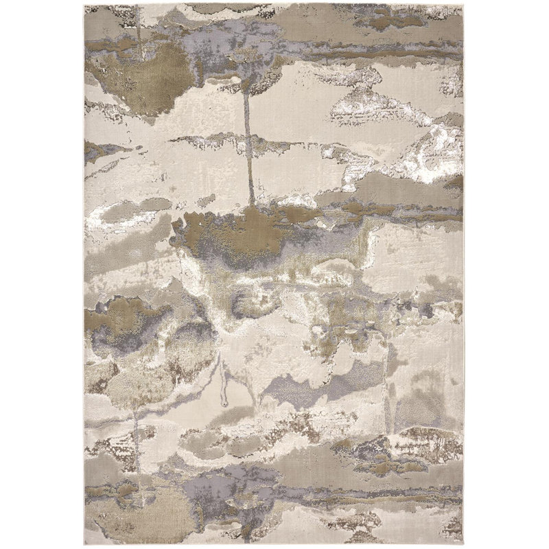 Shabari Abstract Indoor Rug, Rectangle 8' x 10'