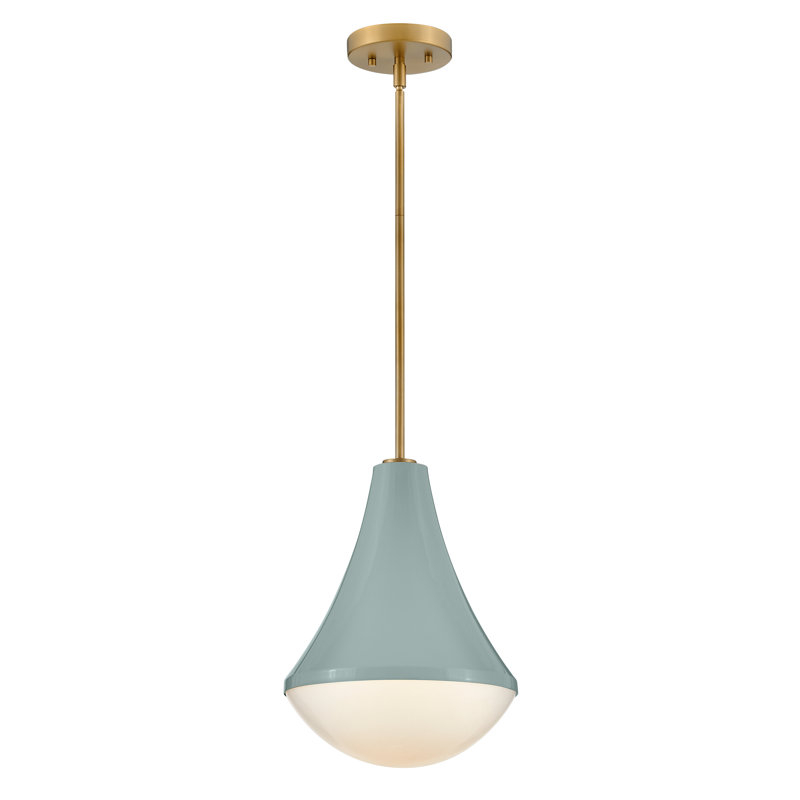 Luminaire suspendu Joss & Main Candace, Écume de mer