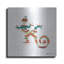 Art mural en métal luxueux «Southwestern Vibes 5» par Farida Zaman, 24 po x 24 po-49081453