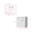 Commode Carlin, chambre à coucher, blanc-129685325