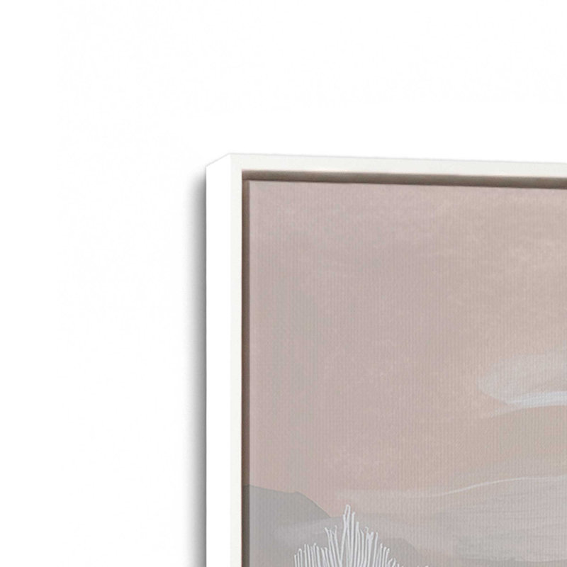 «Verdant Watercolor Bloom», ensemble de 2 impressions, Opaque White Floater Frame, 36 po x 24 po
