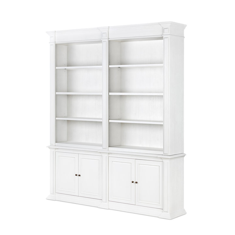 Fox Hollow Bookcase, Driftwood, Whitewash