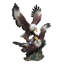 Figurine de combat de 2 aigles à tête blanche de Wild Heritage : bataille aérienne