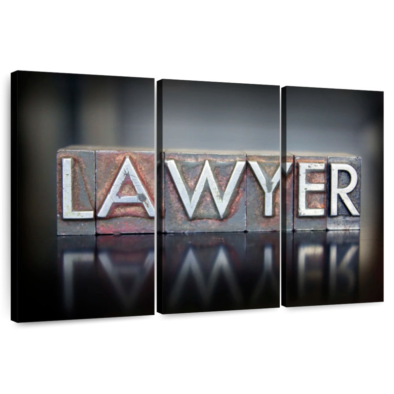 Alcaraz Lawyer Typography, 36" H x 57" W