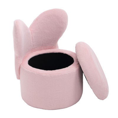 Adorable Butterfly Back Storage Stool - Kids