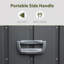 Boîte de rangement extérieure verrouillable avec rangement, création, grande boîte de rangement pour patio avec coussins décoratifs-98241778-98241784