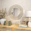 Miroir mural rond en bois de bambou-1728147086