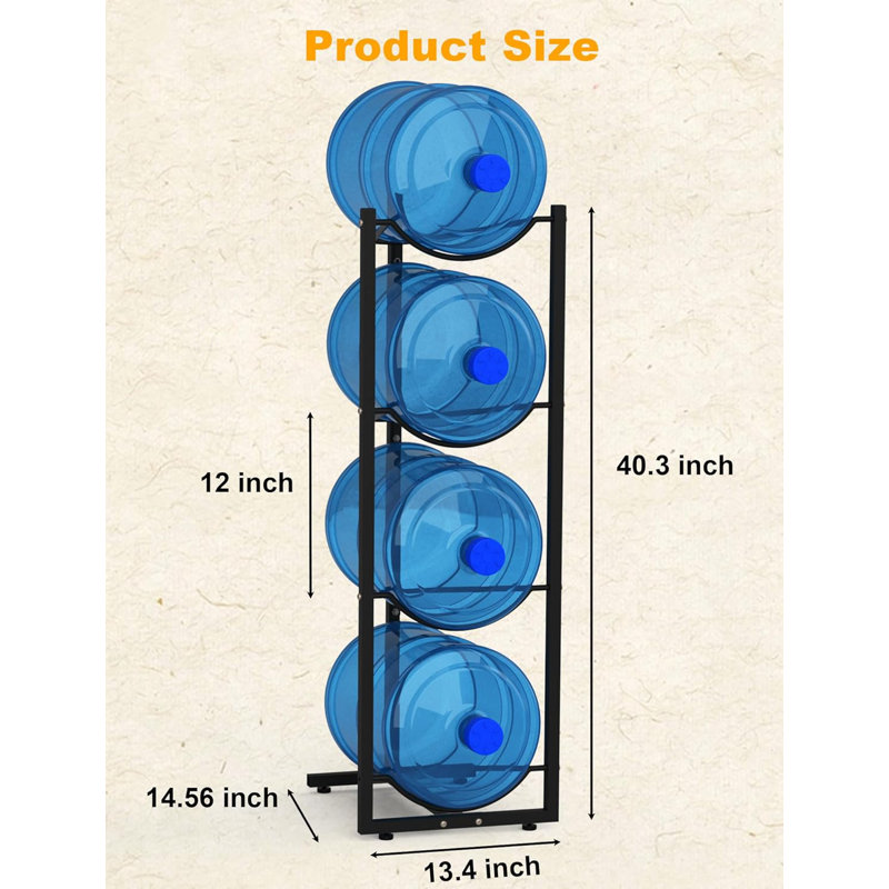 Support à bouteilles à 4 niveaux 5 gallons