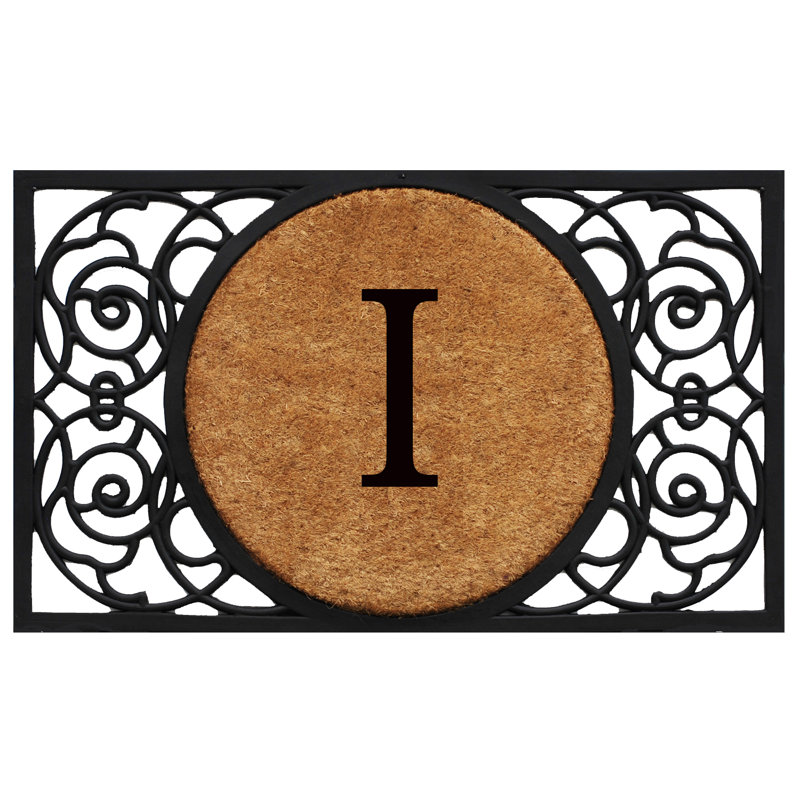 Cermenho Non-Slip Outdoor Doormat, I, Rectangle 22" x 36"