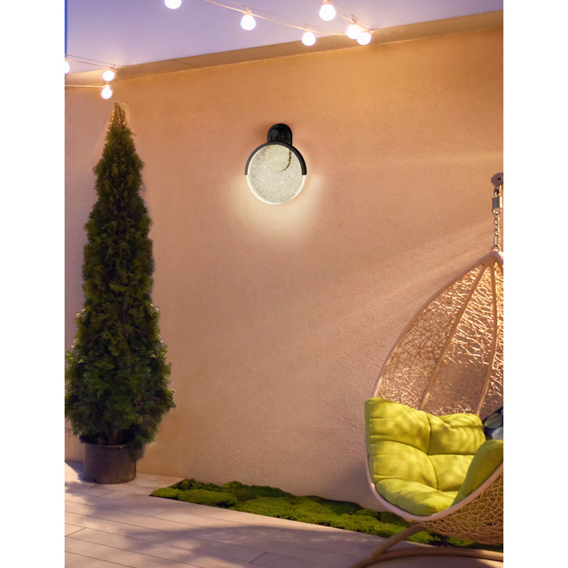 Keishonna LED Wall Light, Matte Black