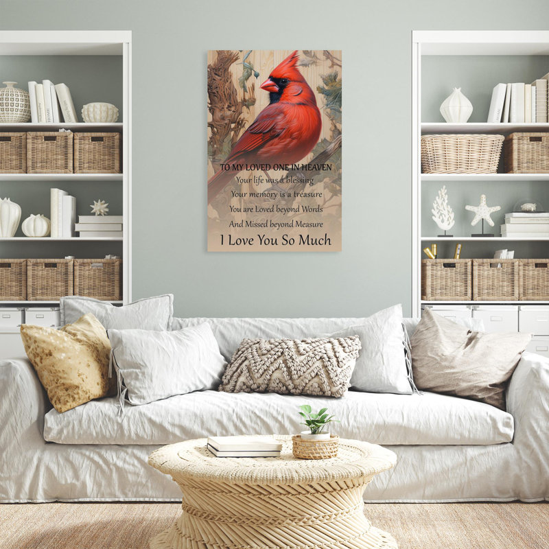 «Isto to My Lived One In Heaven», reproduction d'art rectangulaire sur toile tendue sur toile tendue