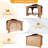 12Ft. W x 10Ft. D Outdoor Cedar Framed Gazebo with Steel Hardtop Permanent Wooden Finished Pavilion