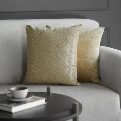 Geometric Velvet Pillow Cover