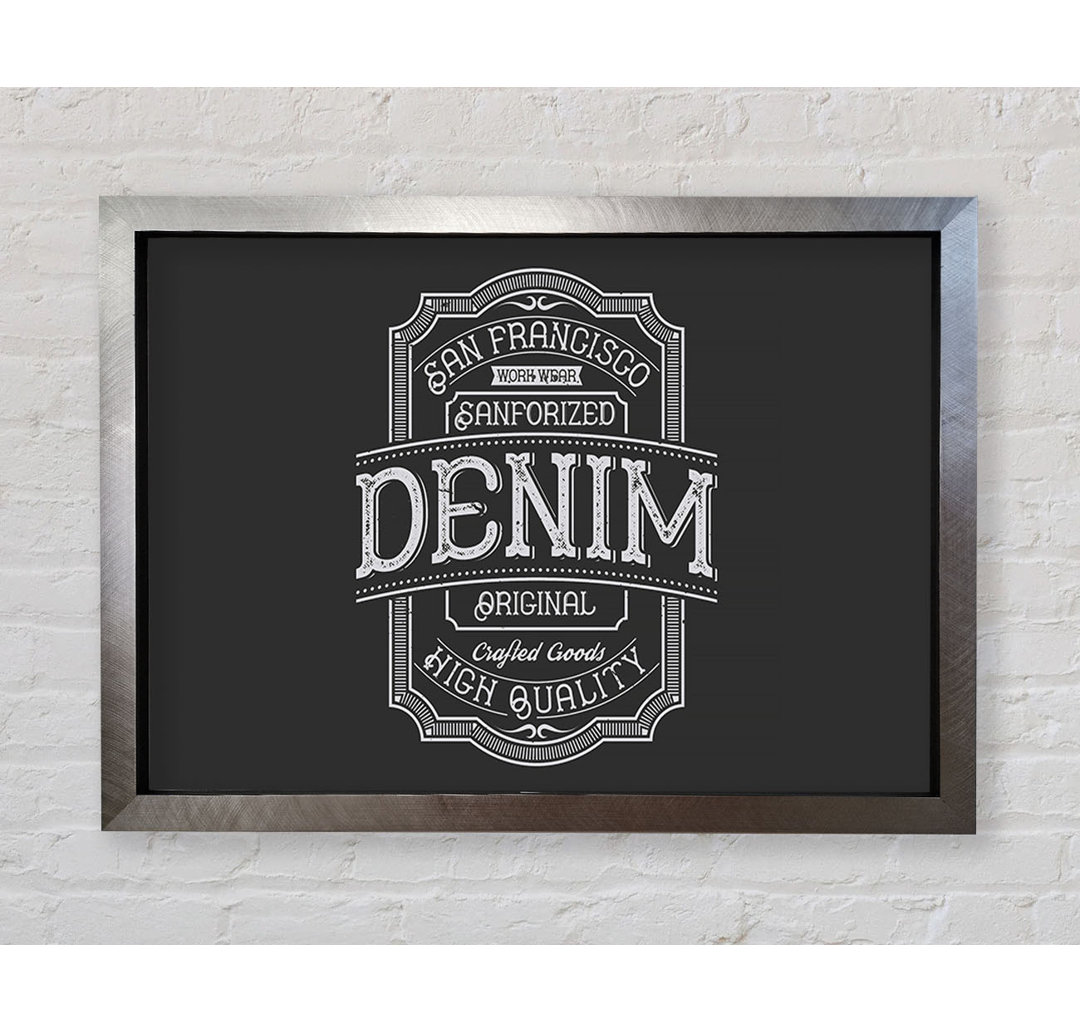 Denim Poster