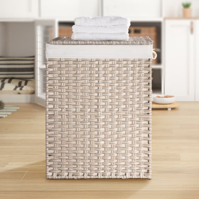 Panier à linge avec poignées