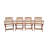 Foldable Patio Dining Chairs , 4, For Various Indoor And Outdoor Locations: Patio, Backyard, , Deck, Terrace With 4 Chairs, All Kinds Of Areas: