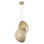 Void 24-in Black dimmable LED Pendant