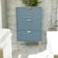 Durable Agran 40cm Wide Chest of Drawers - Modern 3-Drawer Compact Storage Unit with Playful Scalloped Design for Bedroom Use-1763879420