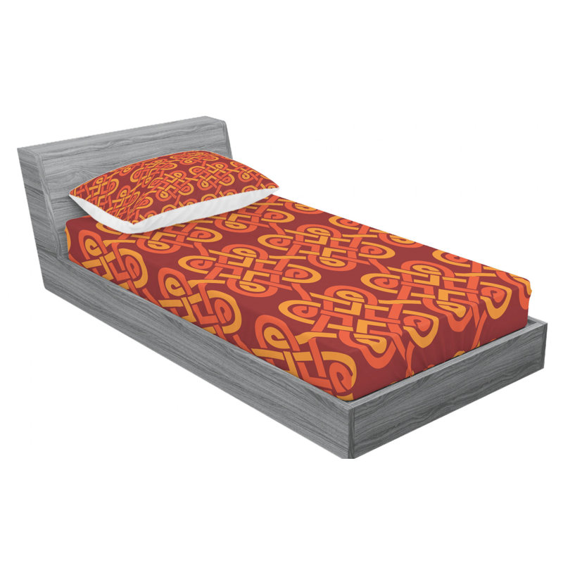 Celtic Microfiber Sheet Set, Twin XL Sheet Set + Fitted Sheet + 1 Pillowcase