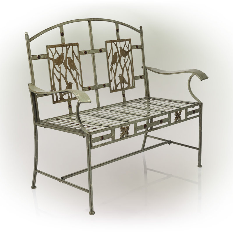 Rideout Steel Outdoor Bench