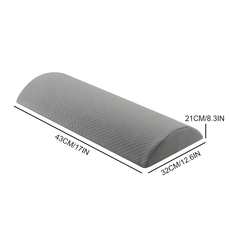 Coussin de maternité à mémoire de forme pour le dos, les jambes et le ventre, Gris