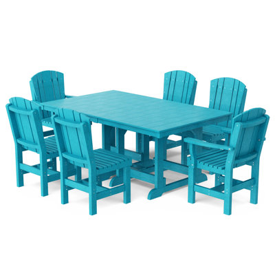 Heritage 7-Piece 44” x 72” Dining Set by Wildridge