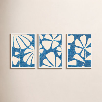 Ceramic Blue 3-6 3-Piece Print Set