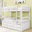 Twin-Over-Twin Wood Bunk Bed With Twin Trundle And Drawers,Ladder-398277056
