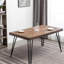 6 Collection de salle à manger: table en épingle à cheveux, 4 chaises et arrangement moderne-1708885987