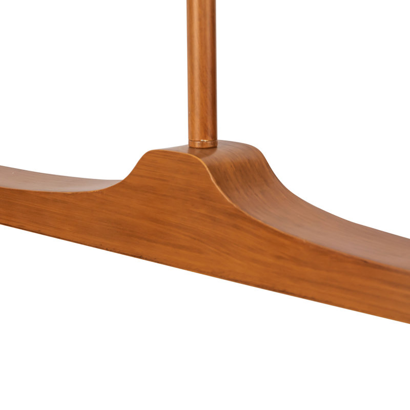 Briar 47-in Gold Linear Pendant, Walnut